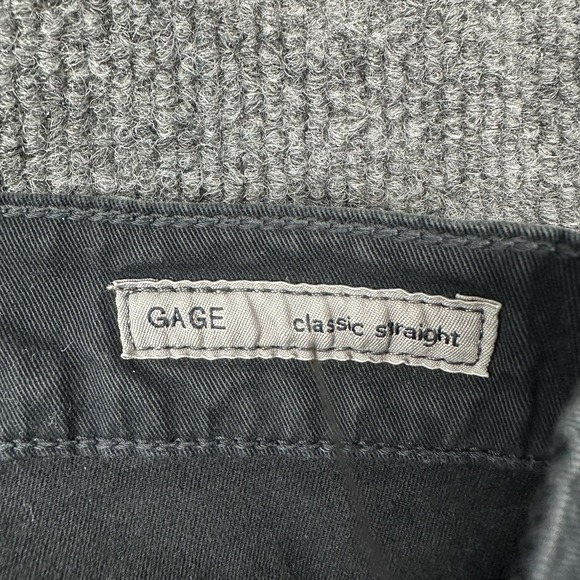 Citizens of Humanity Mens 34 Gage Classic Straight Jeans Black Denim - Picture 4 of 11